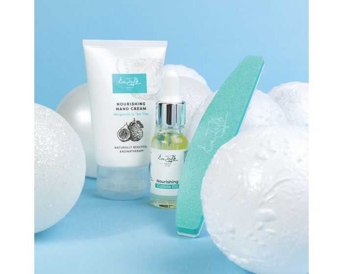 Eve Taylor Hand, Nail and Cuticle Care Set with Nourishing Hand Cream, Cuticle Oil and Nail File