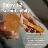 Zooki Electrolytes+ Energy & Focus – Peach