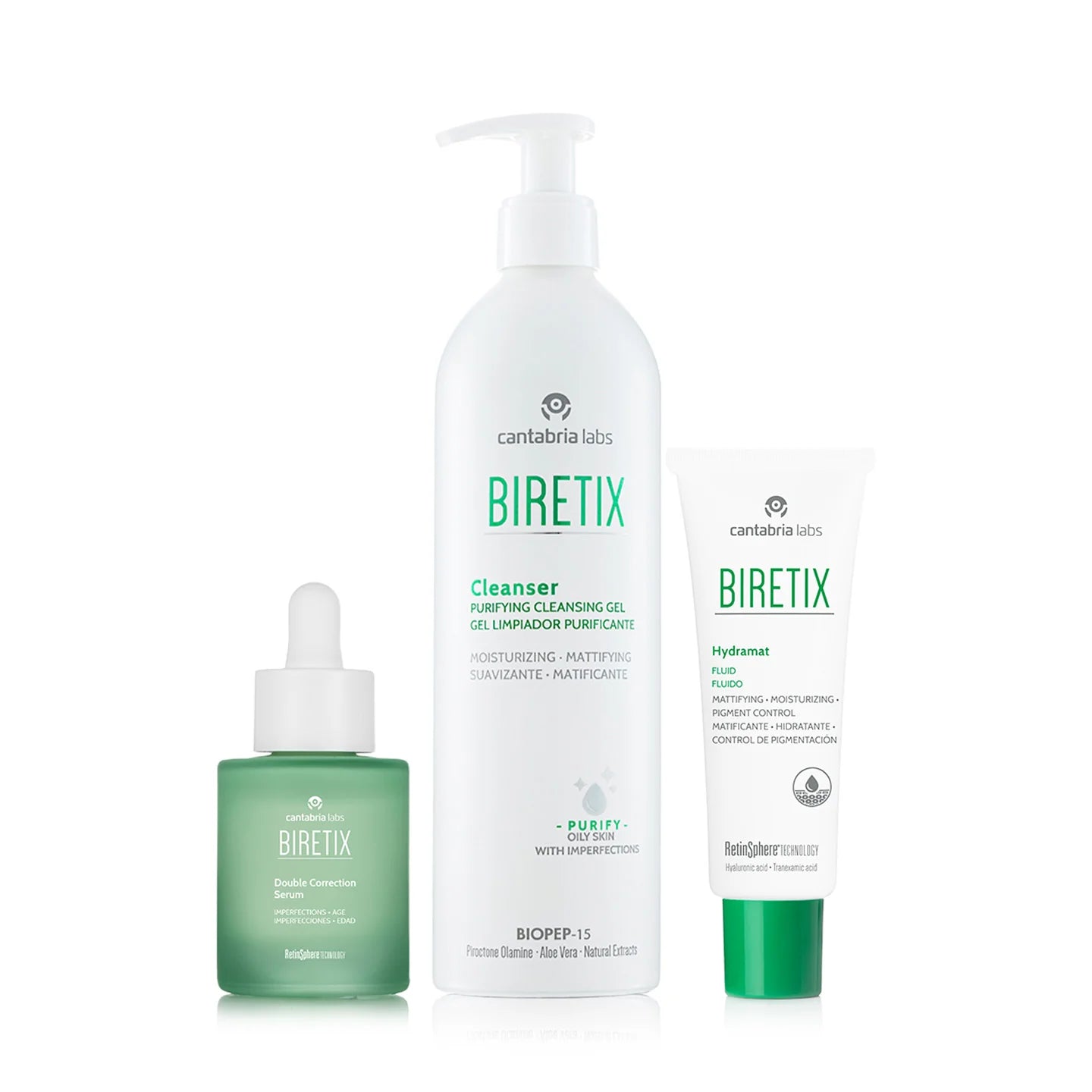 Biretix® Adult Acne-Prone Skin Regime – 3-Step Kit (with FREE Cleanser)