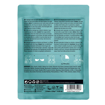 +maskology RETINOL + VITAMIN-C Professional Under Eye Mask.