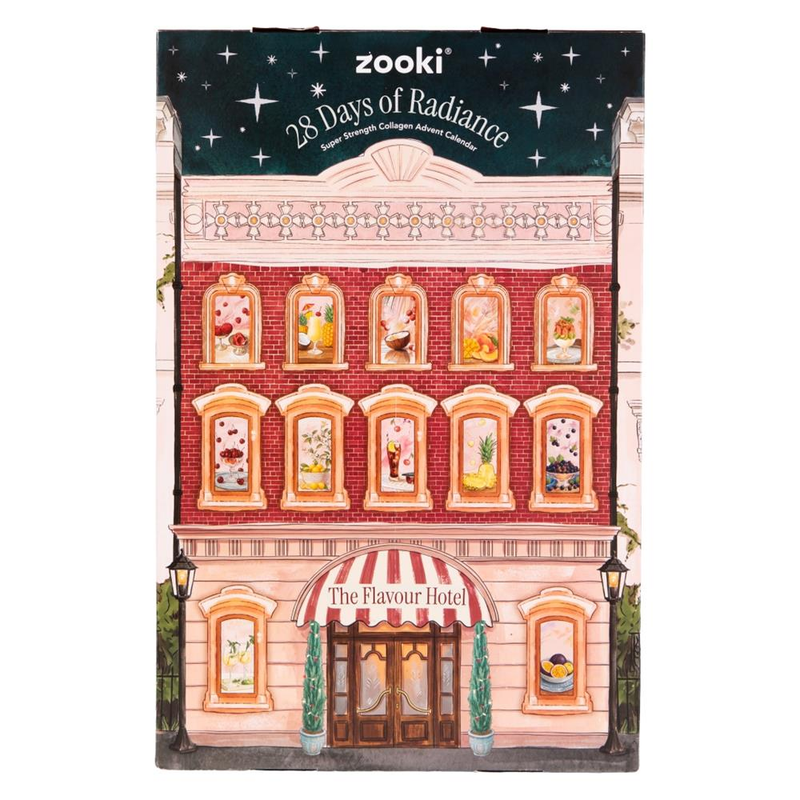 Zooki Super Strength Collagen Advent Calendar - Limited Edition Flavour Hotel