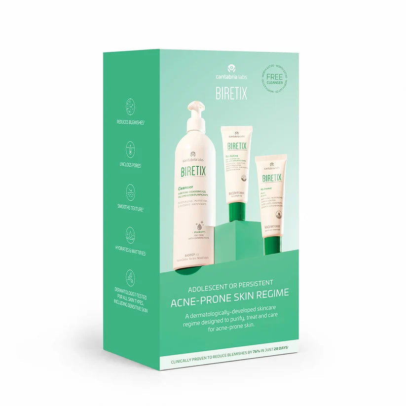 Biretix Adolescent Acne-Prone Skin Regime Kit box